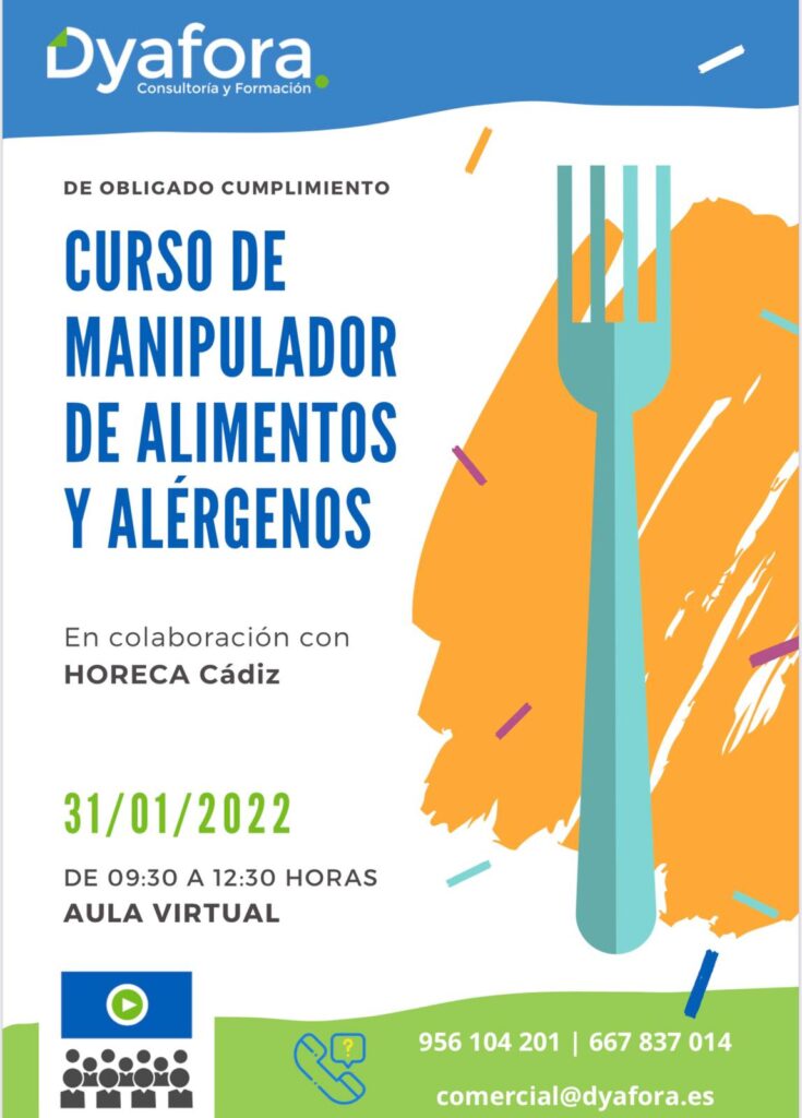 curso manipulador de alimentos